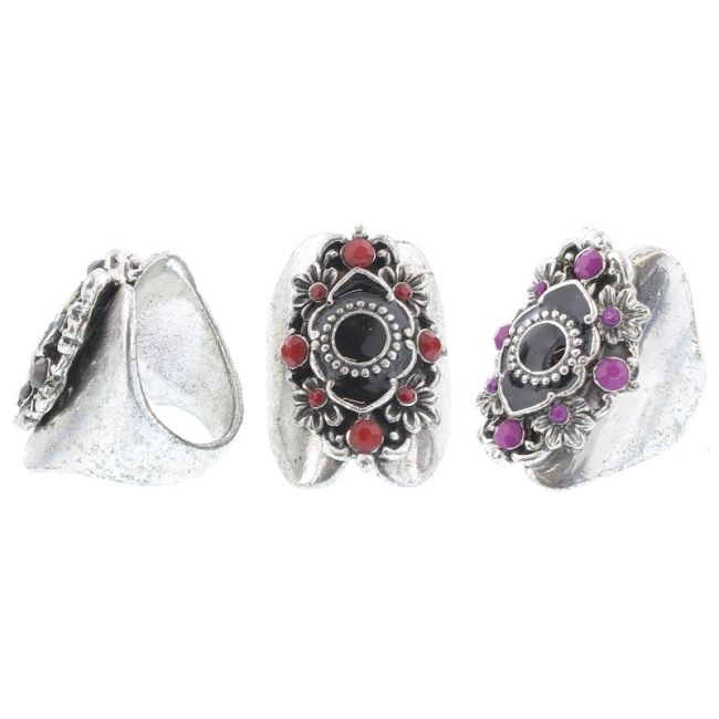 RESIN ENAMEL METAL RING