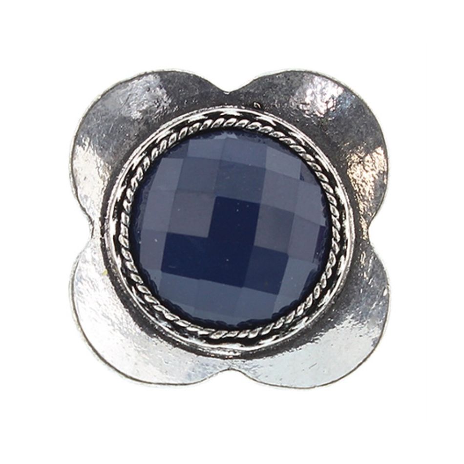 FACETED RESIN METAL RING