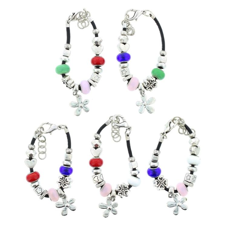 METAL AND CRYSTAL BEADS BRACELET 2