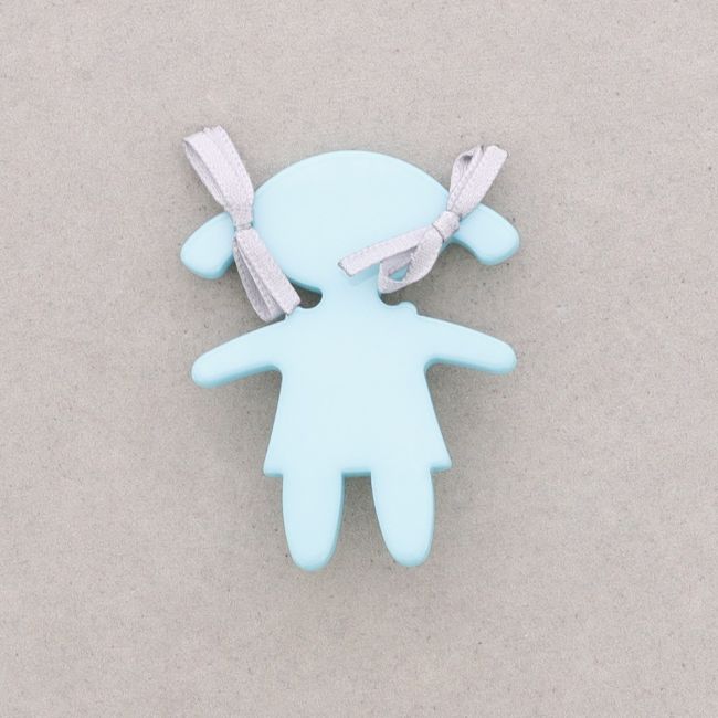 BROCHE MUÑECA RESINA