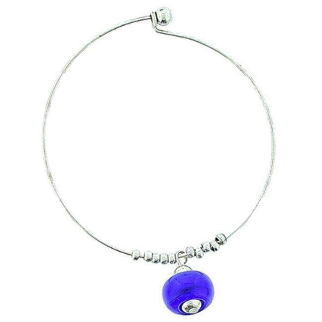 PULSERA ARO CUENTAS METAL CRISTAL