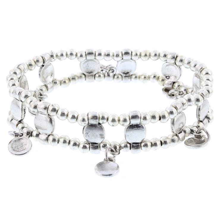 PULSERA CUENTAS METAL