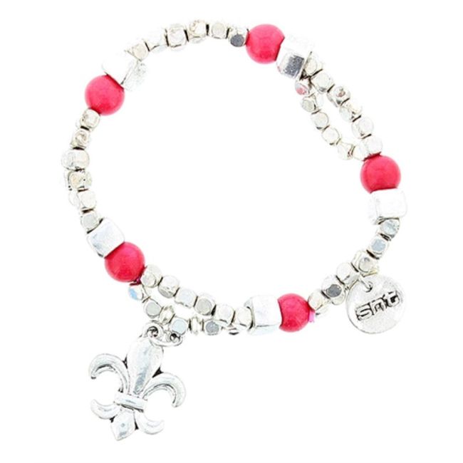 METAL STONE BEADS BRACELET