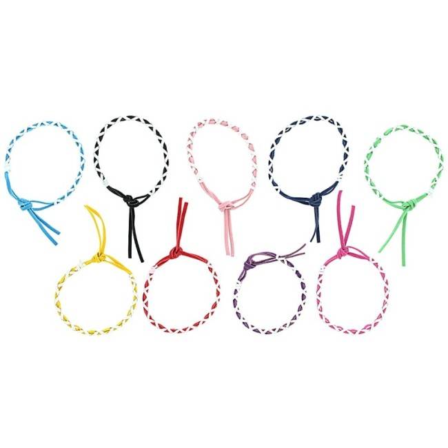 COLORED LEATHER BRACELET