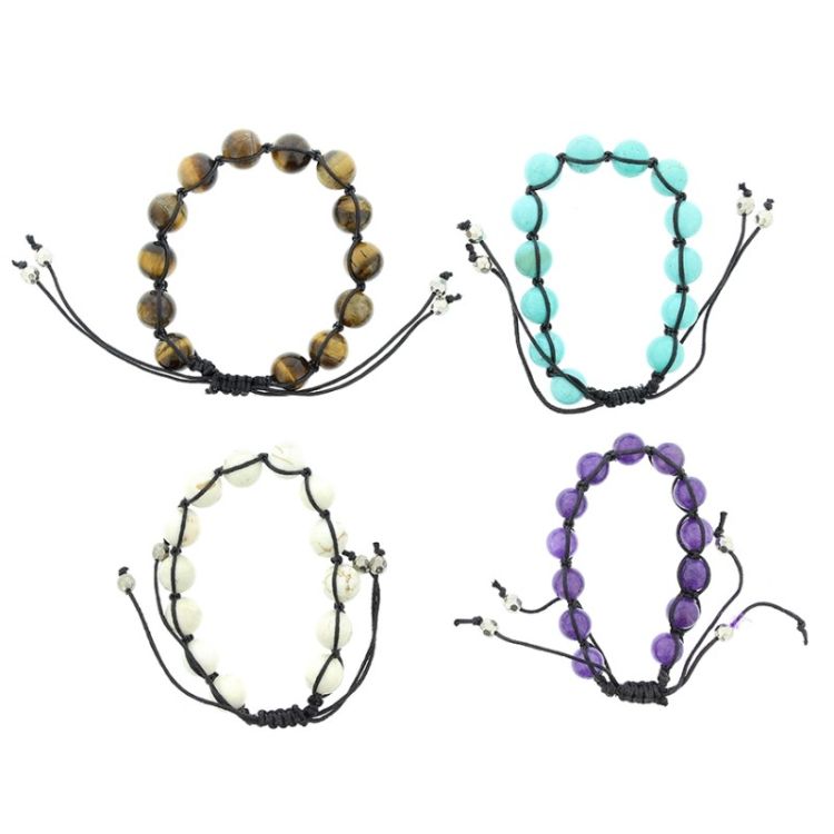 PULSERA CORDÓN PIEDRAS 2