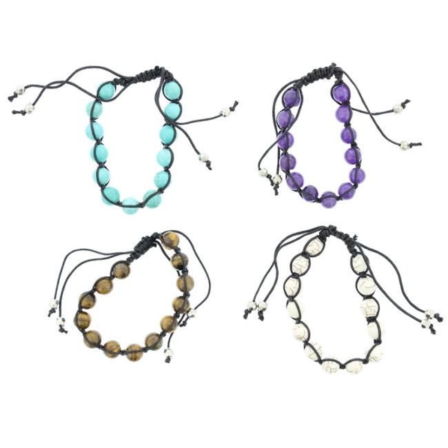 STONE CORD BRACELET