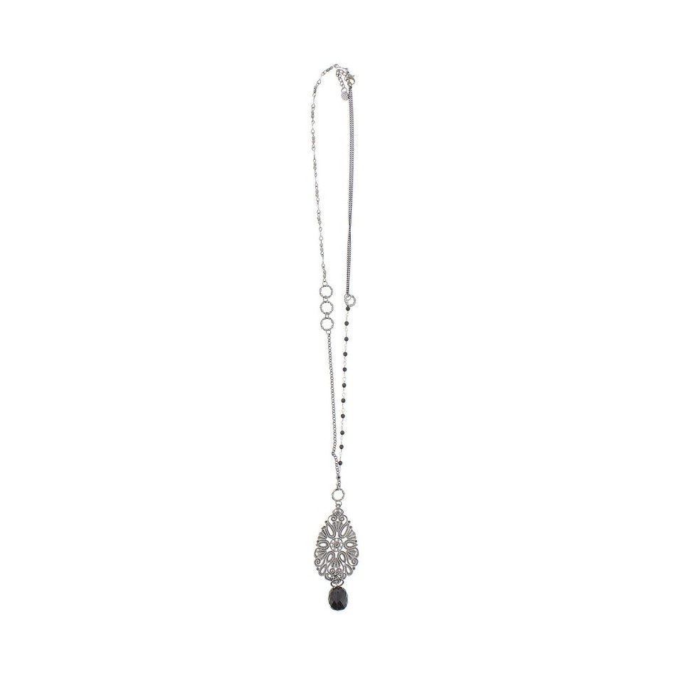 COLLAR LARGO COLG.METAL FILIGRANA