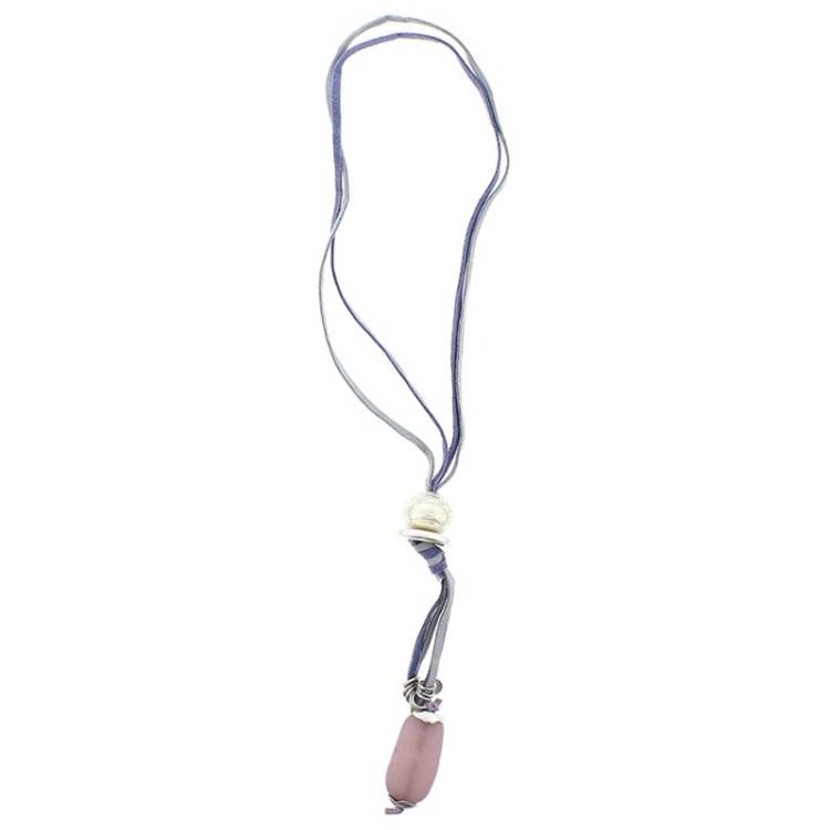 COLLAR LARGO ANTELINA CUENTAS METAL RESINA
