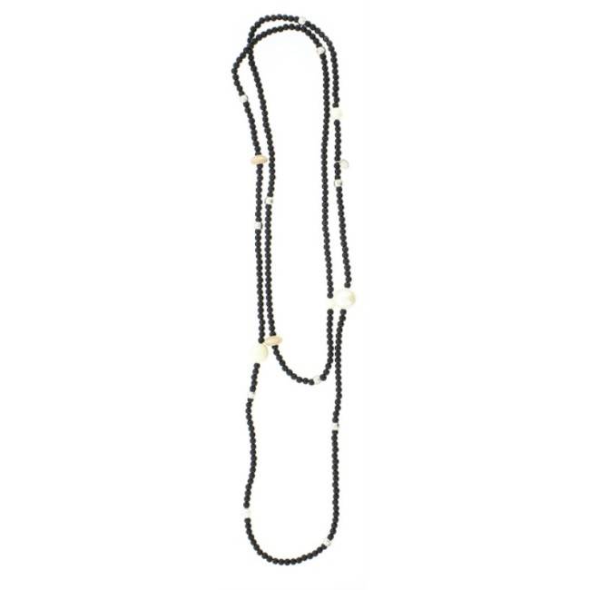 LONG NECKLACE WITH CERAMIC BEADS