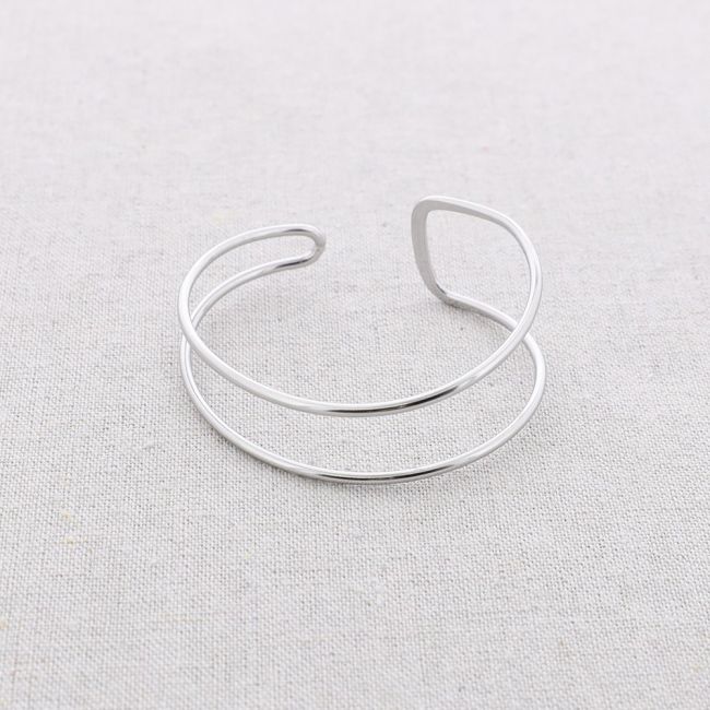 IRREGULAR ADJUSTABLE STEEL BRACELET