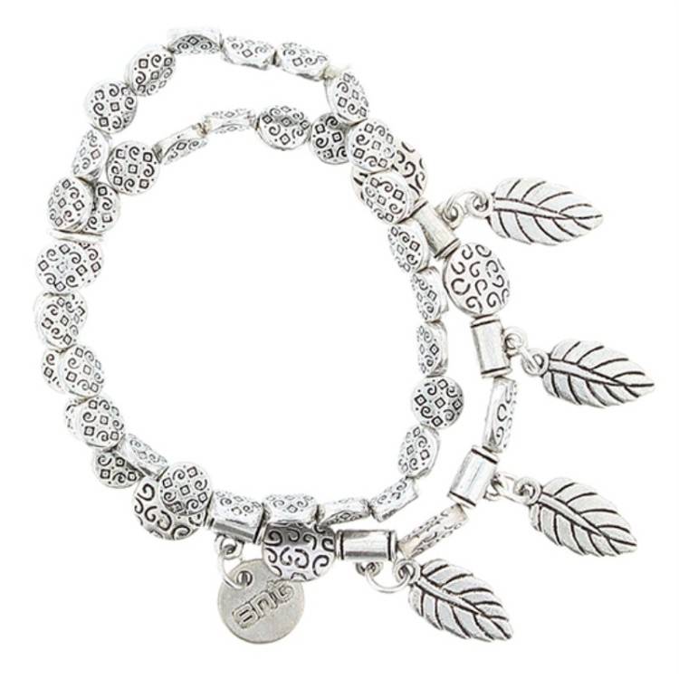 DOUBLE METAL BEADS BRACELET