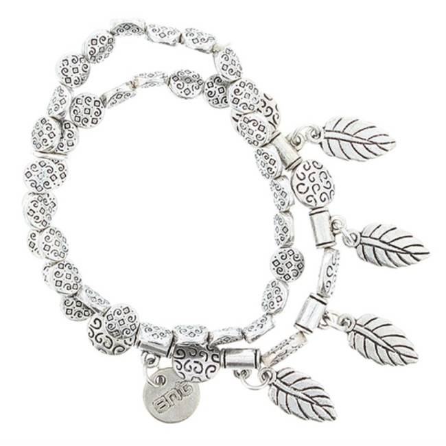 DOUBLE METAL BEADS BRACELET