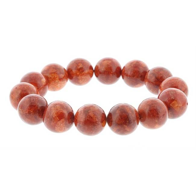 PULSERA CORAL BOLAS 14MM