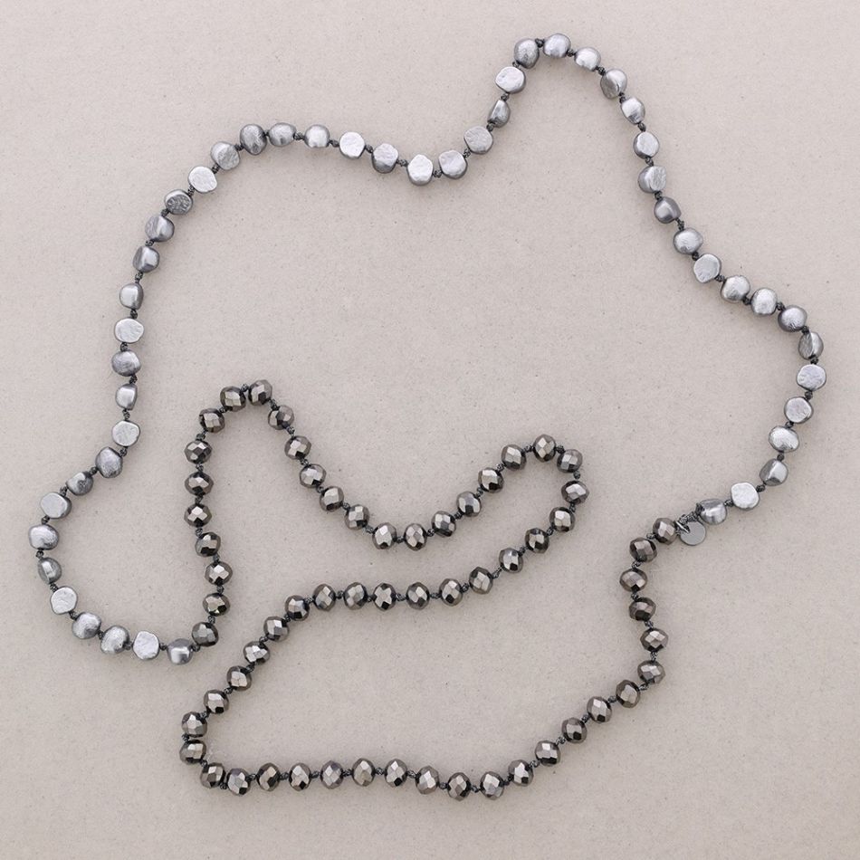 COLLAR LARGO BIMATERIAL