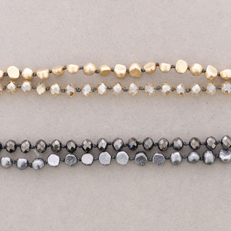 COLLAR LARGO BIMATERIAL