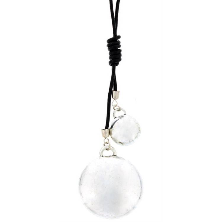 LONG METAL PENDANT NECKLACE