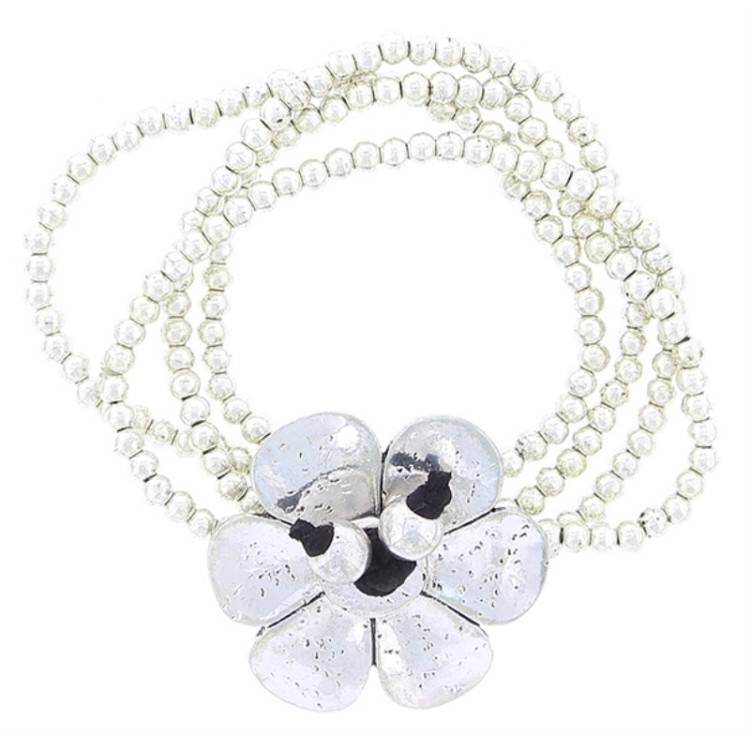 PULSERA CUENTAS METAL