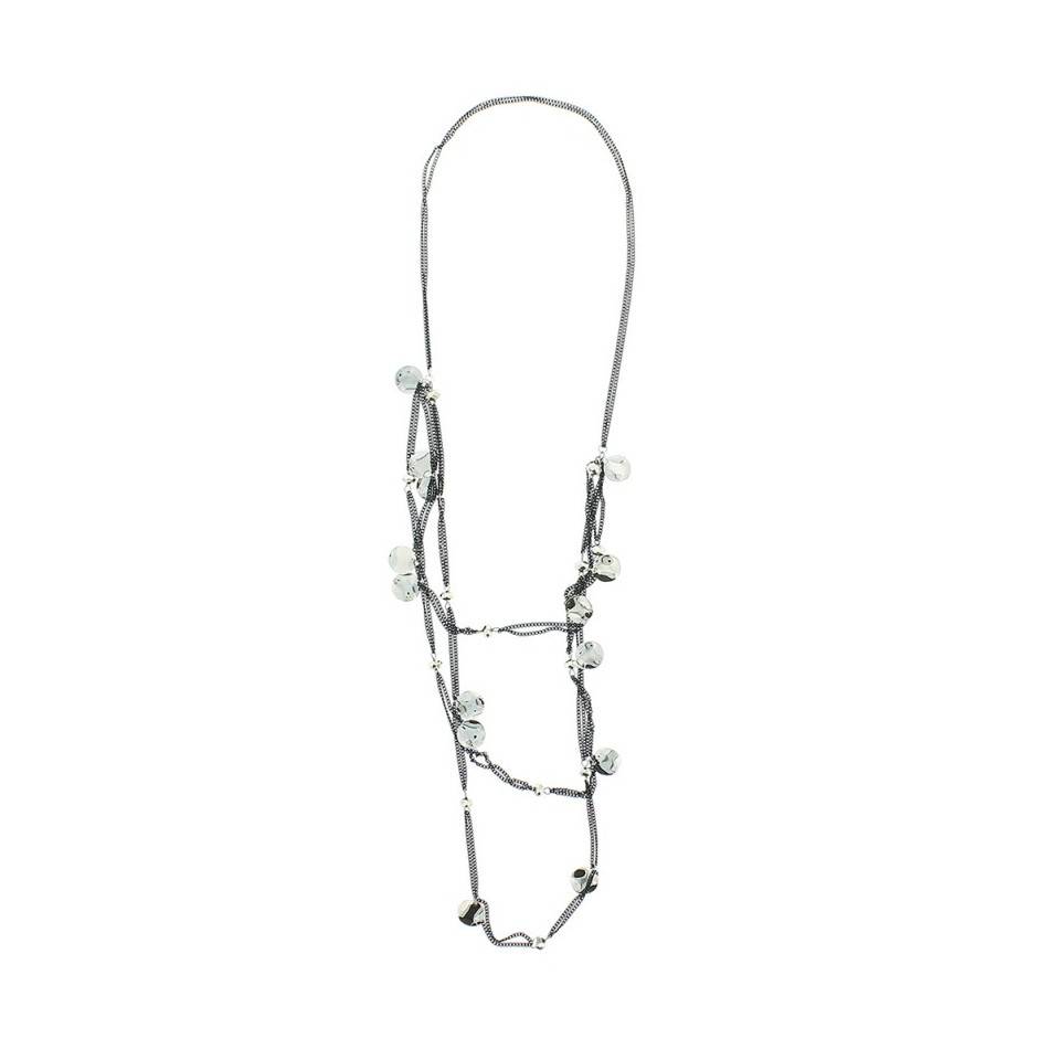 LONG NECKLACE WITH PENDANT CHAINS