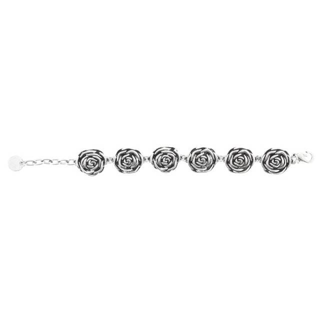PULSERA FLORES METAL