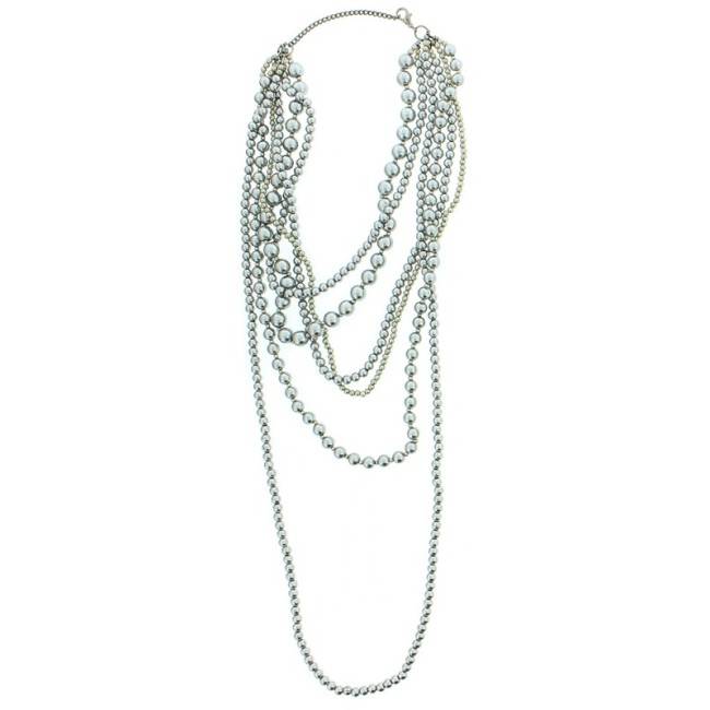 IMI MULTITURN NECKLACE. PEARL