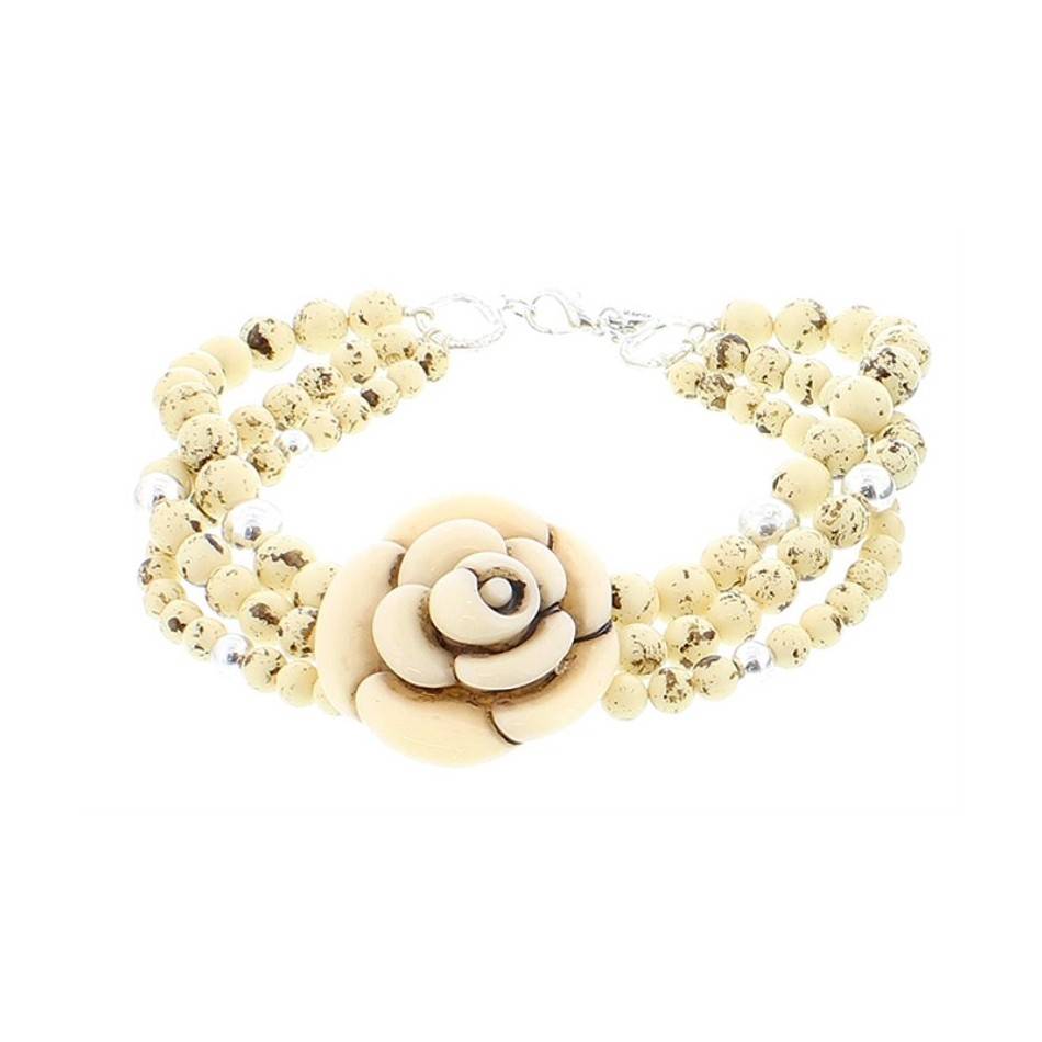 RESIN BEADS SHORT NECKLACE
