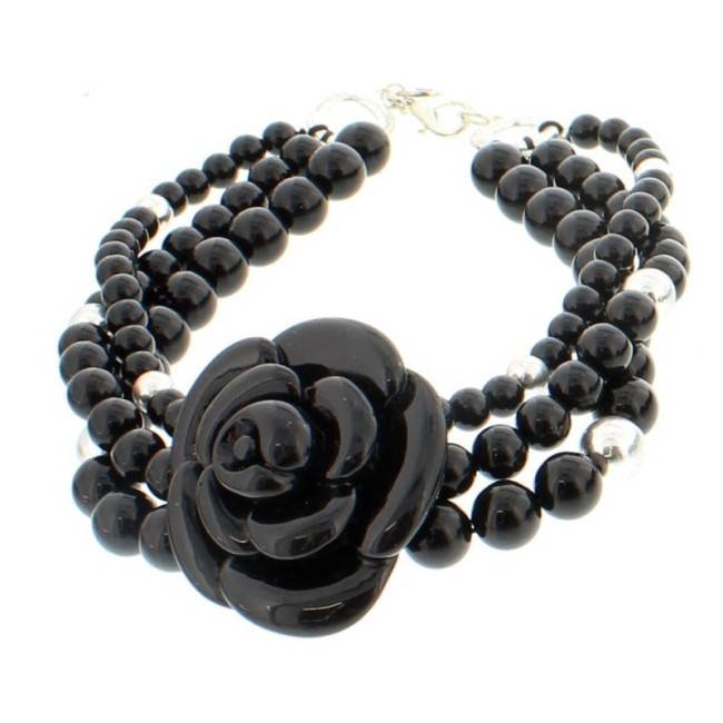 RESIN BEADS SHORT NECKLACE