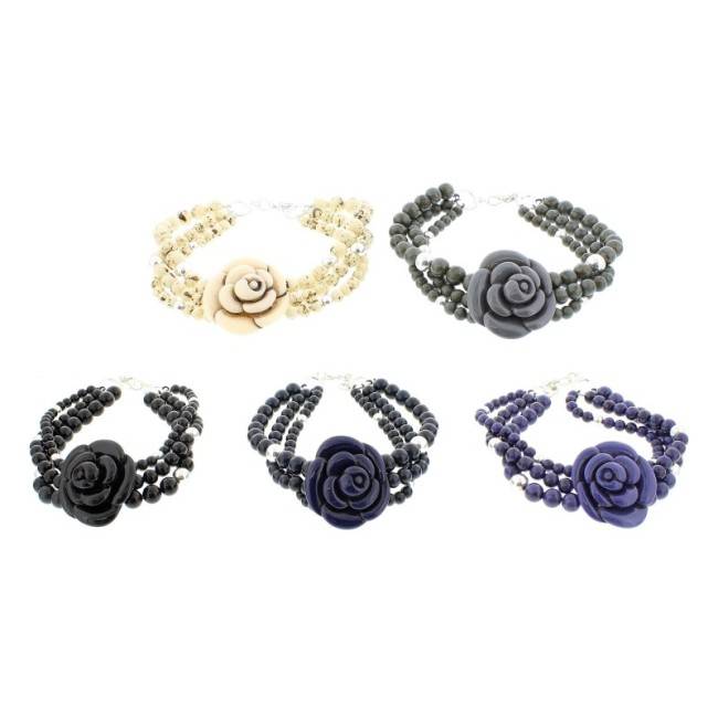 RESIN BEADS SHORT NECKLACE