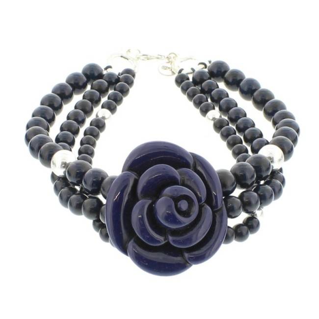 RESIN BEADS SHORT NECKLACE