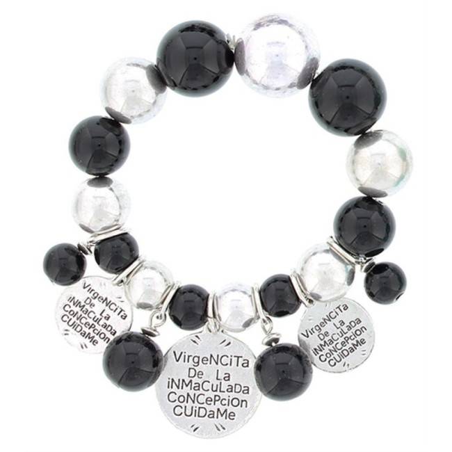 METAL STONE BEADS BRACELET