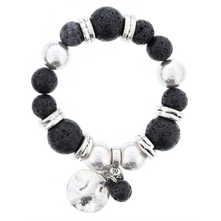 METAL STONE BEADS BRACELET 2
