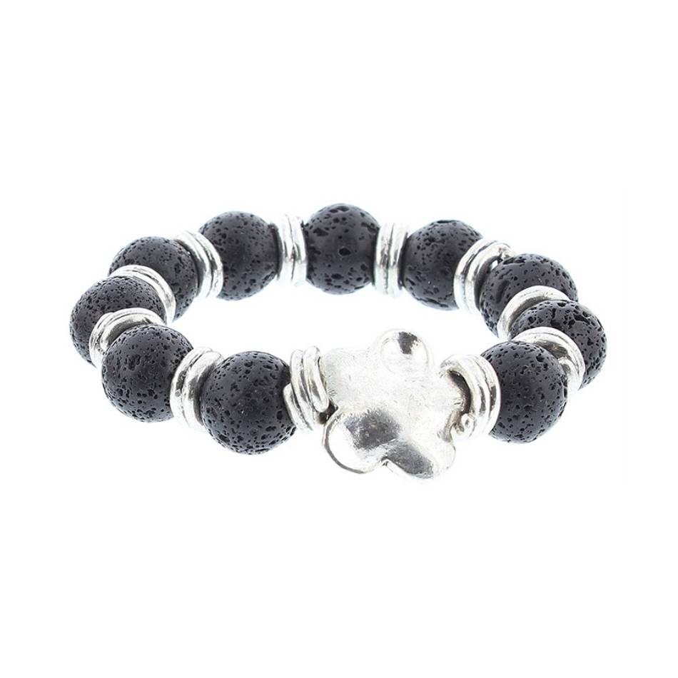 METAL STONE BEADS BRACELET