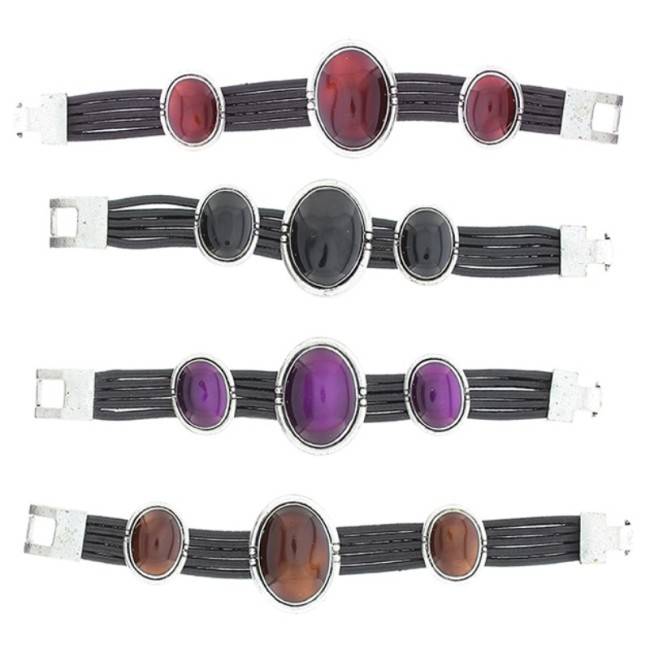ENAMEL METAL BEADS BRACELET
