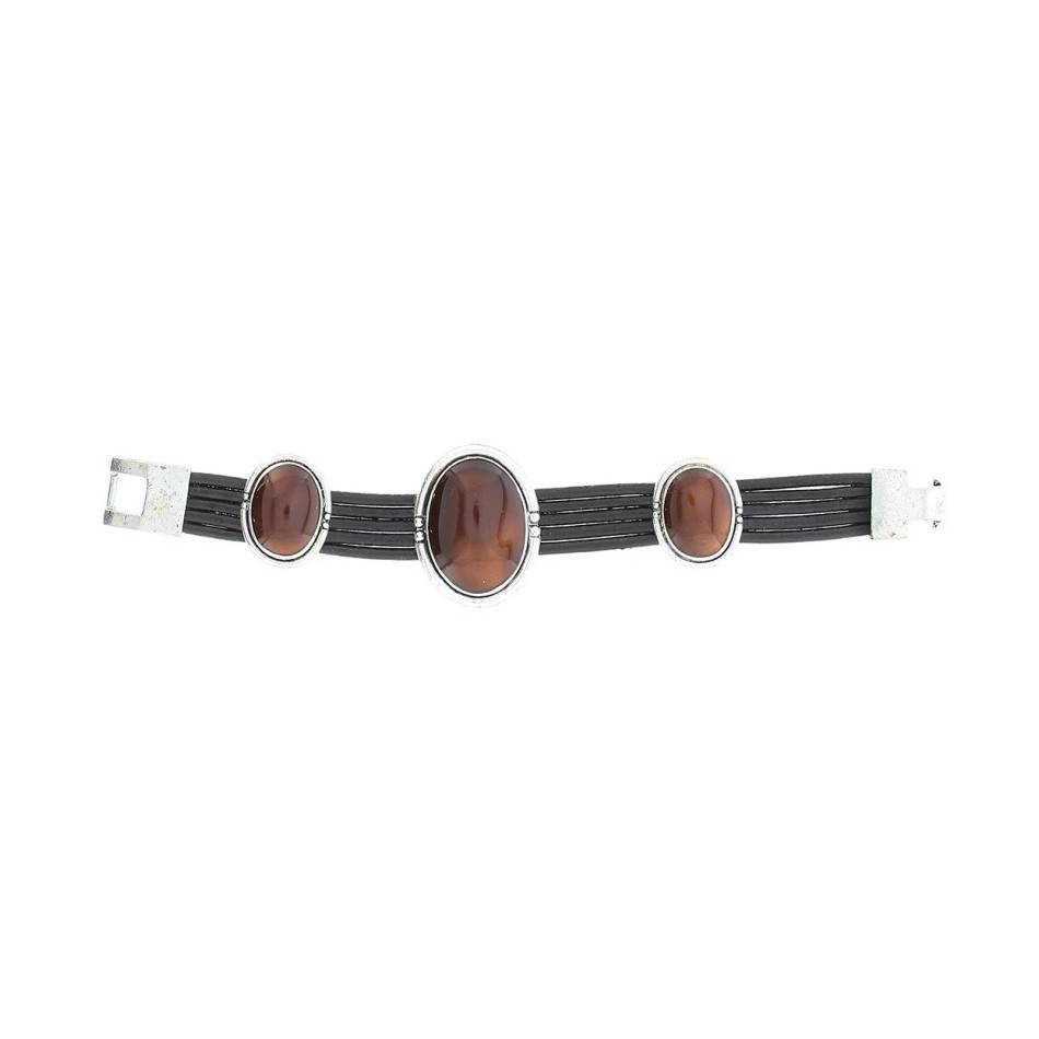 PULSERA CUENTAS METAL ESMALTE