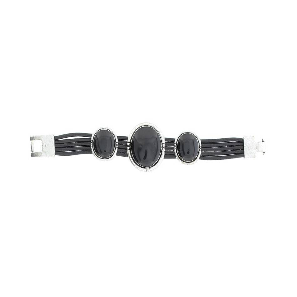 PULSERA CUENTAS METAL ESMALTE