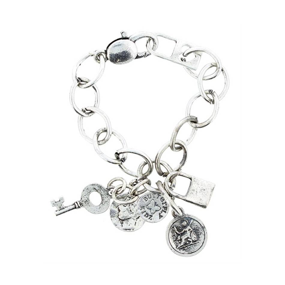 PULSERA CADENA COLGANTES