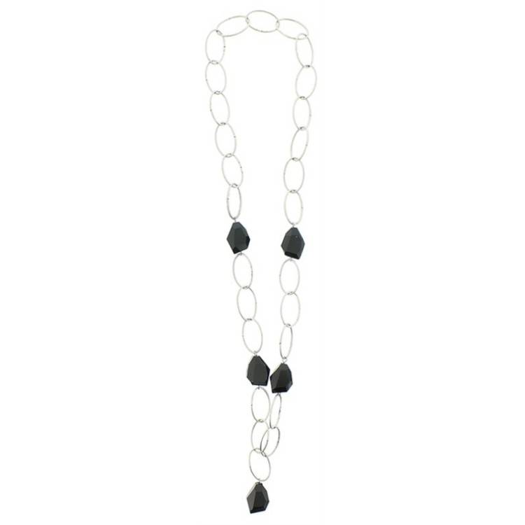 COLLAR LARGO CUENTAS CRISTAL