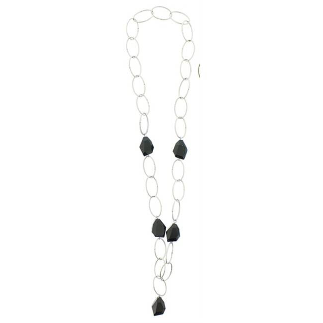 LONG CRYSTAL BEADS NECKLACE