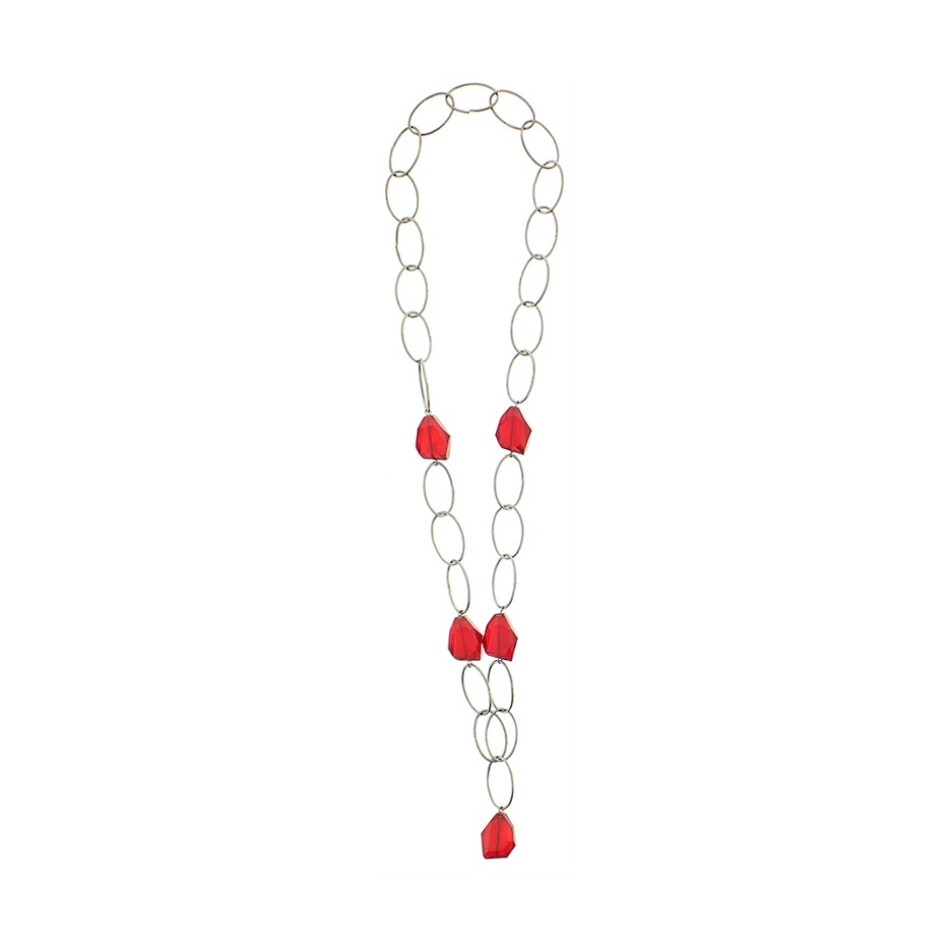 LONG CRYSTAL BEADS NECKLACE