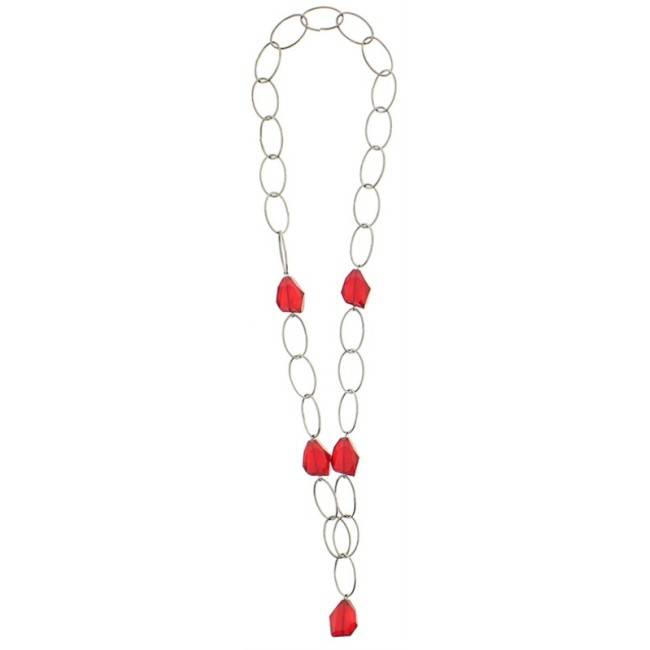 COLLAR LARGO CUENTAS CRISTAL