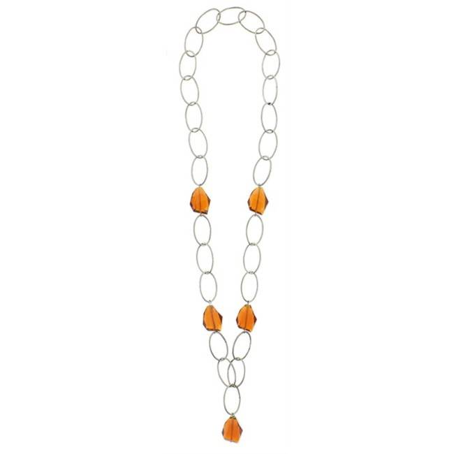 COLLAR LARGO CUENTAS CRISTAL