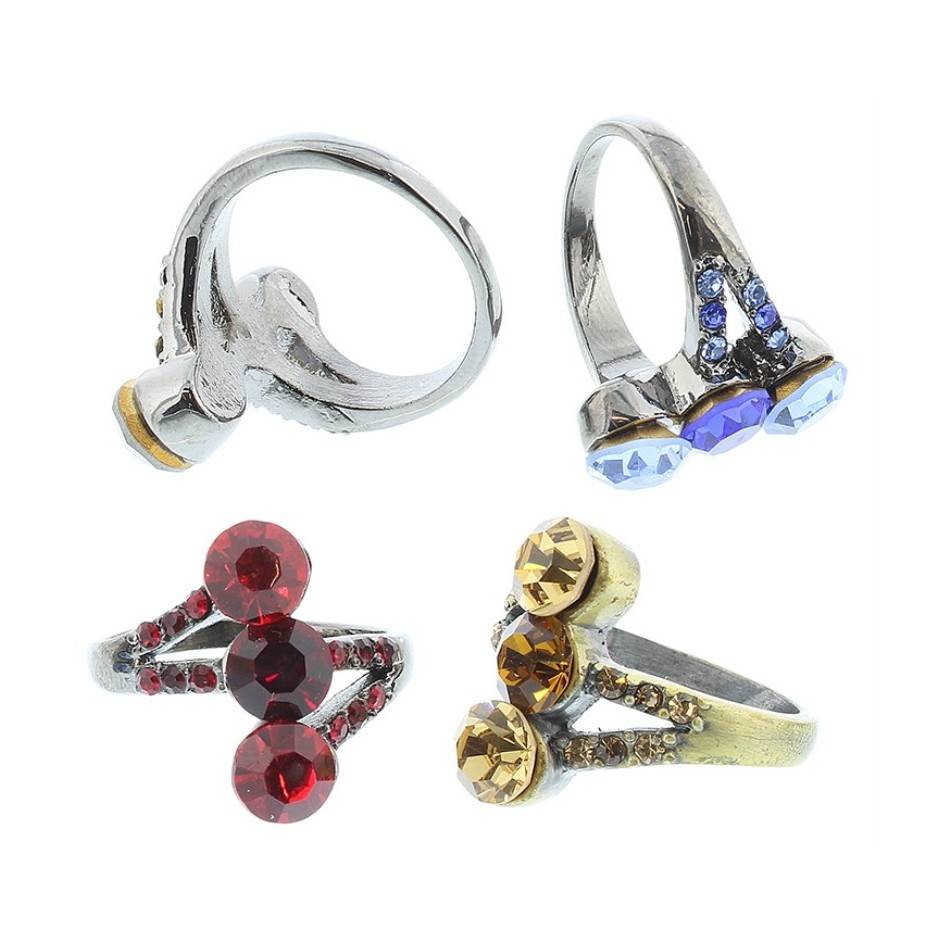 ANILLO CRISTALES Tallas variadas