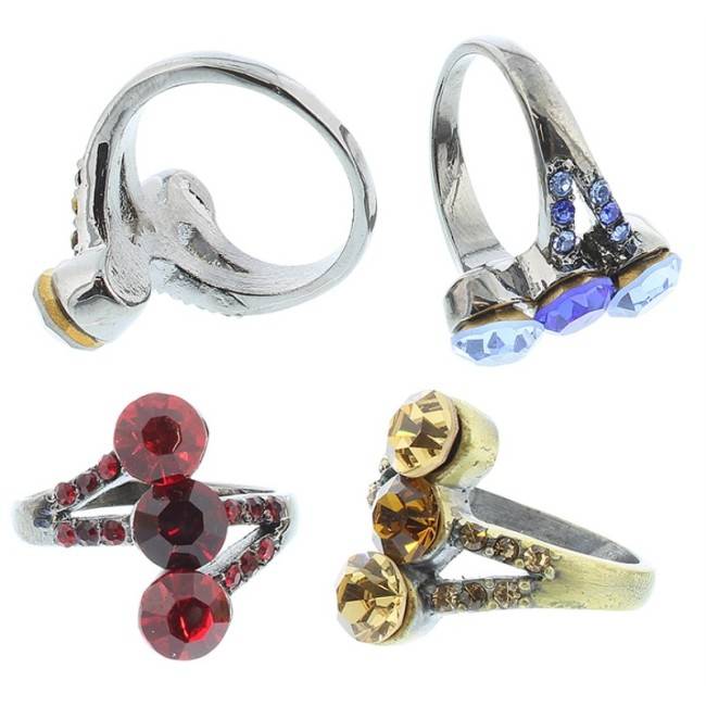 ANILLO CRISTALES Tallas variadas