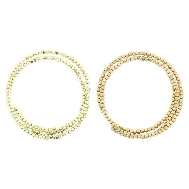 PULSERA CUENTAS METAL