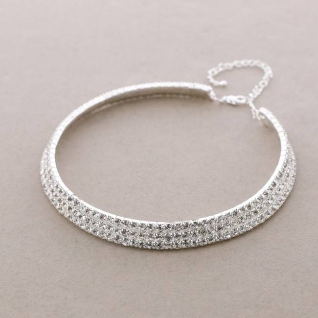 GARGANTILLA STRASS 3 FILAS