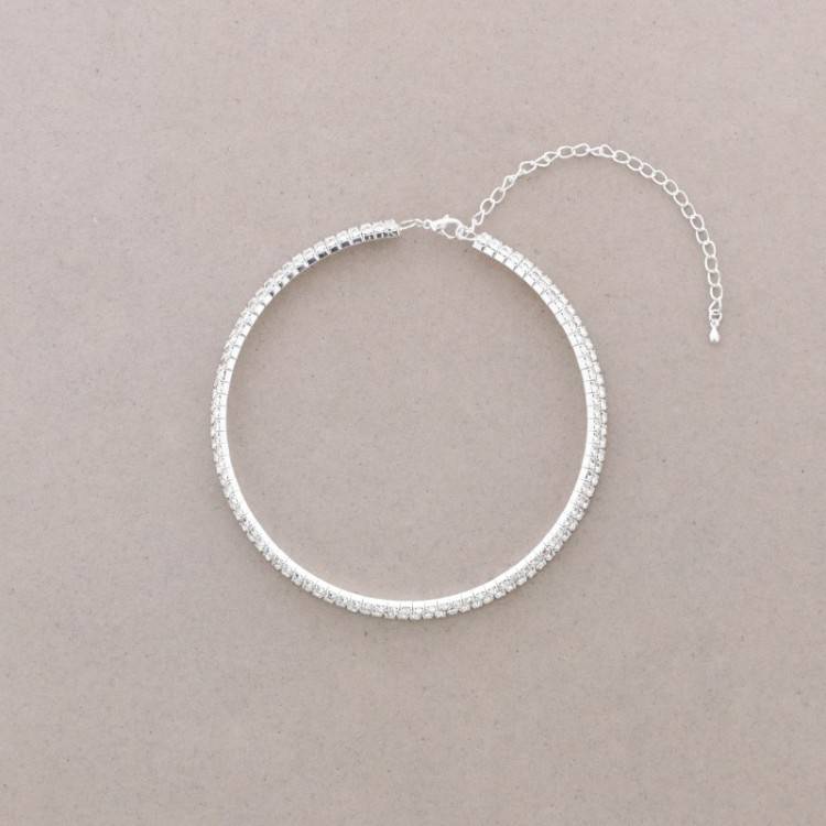 GARGANTILLA DOBLE FILA STRASS 2
