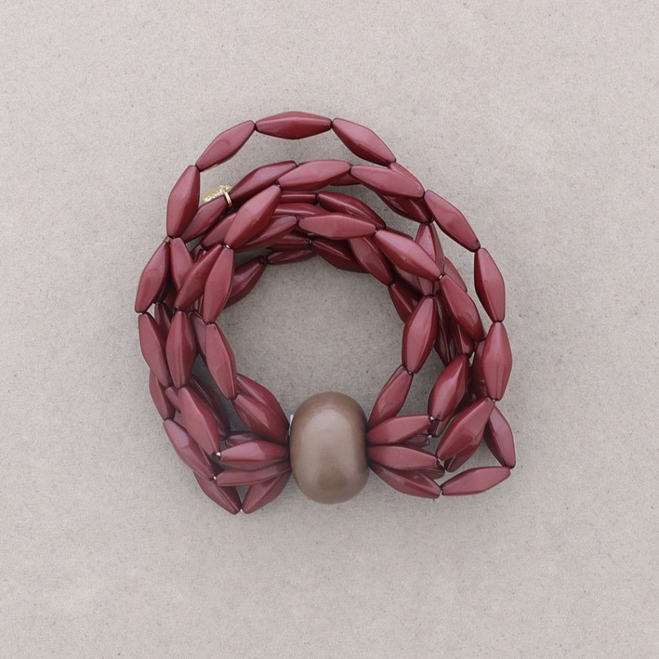 ELASTIC BRACELET WITH RESIN BEADS
