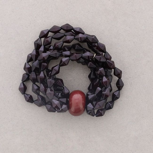 PULSERA ELÁSTICA CUENTAS RESINA
