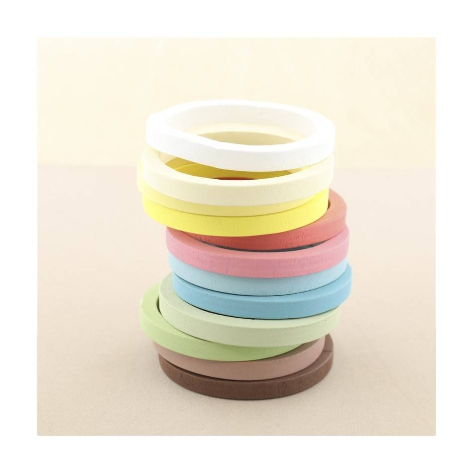 COLORED WOOD BRACELET 0.80 CM