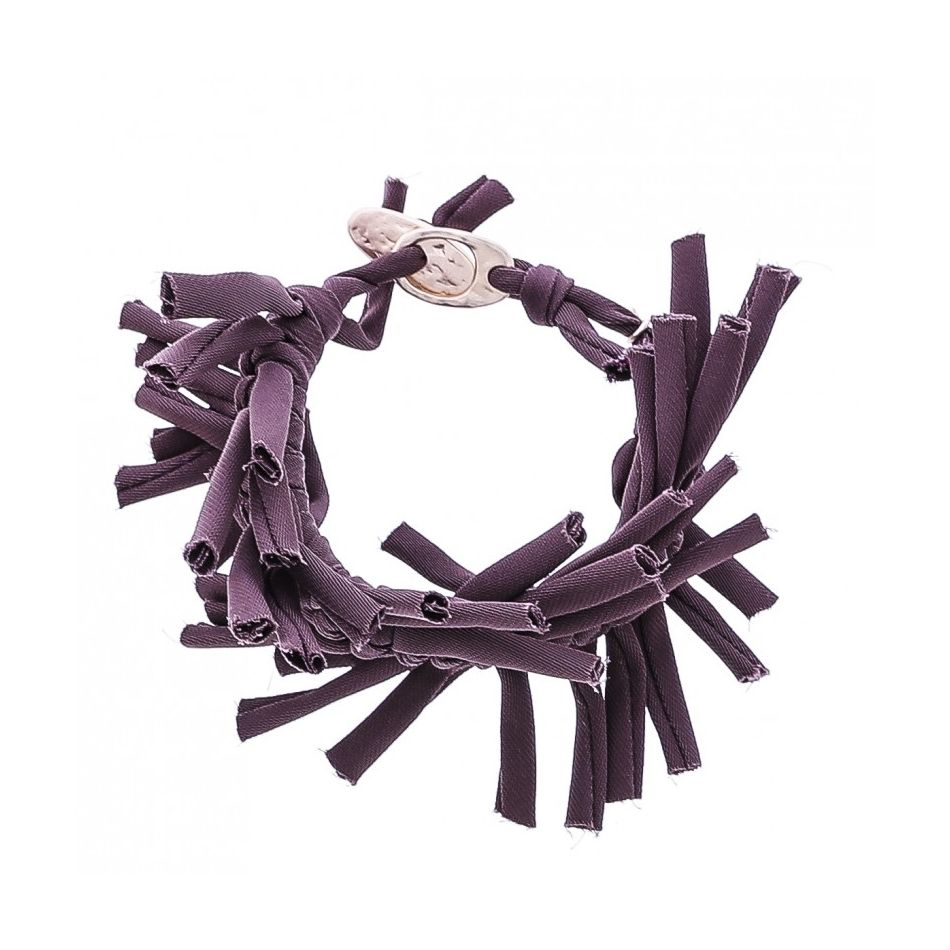 TUBE BRACELET WITH KNOTS