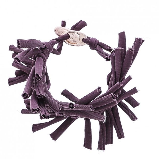 TUBE BRACELET WITH KNOTS